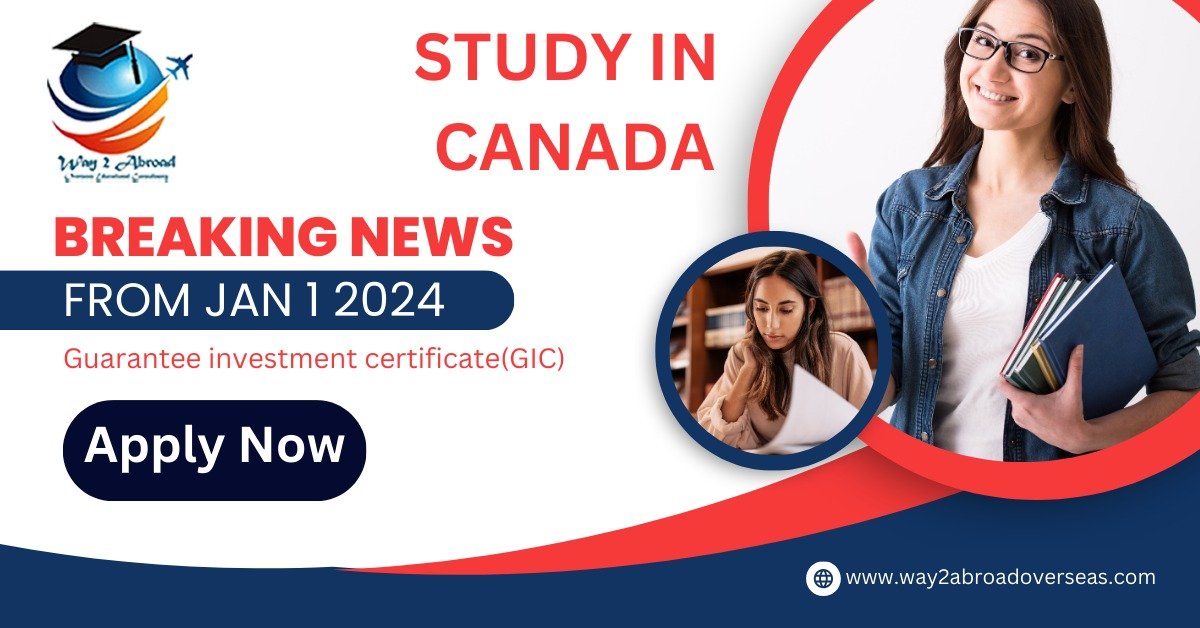 Breaking News From Jan 1 2024 -Study in Canada