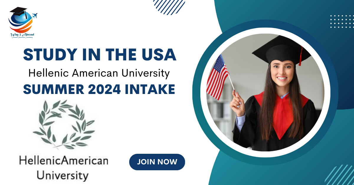 Study in the USA: Hellenic American University - Summer 2024 Intake