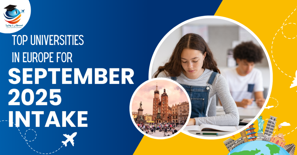 Top Universities in Europe for September 2025 Intake