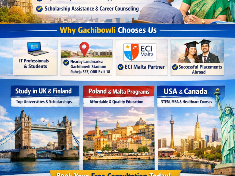 Overseas Educational Consultancy in Gachibowli