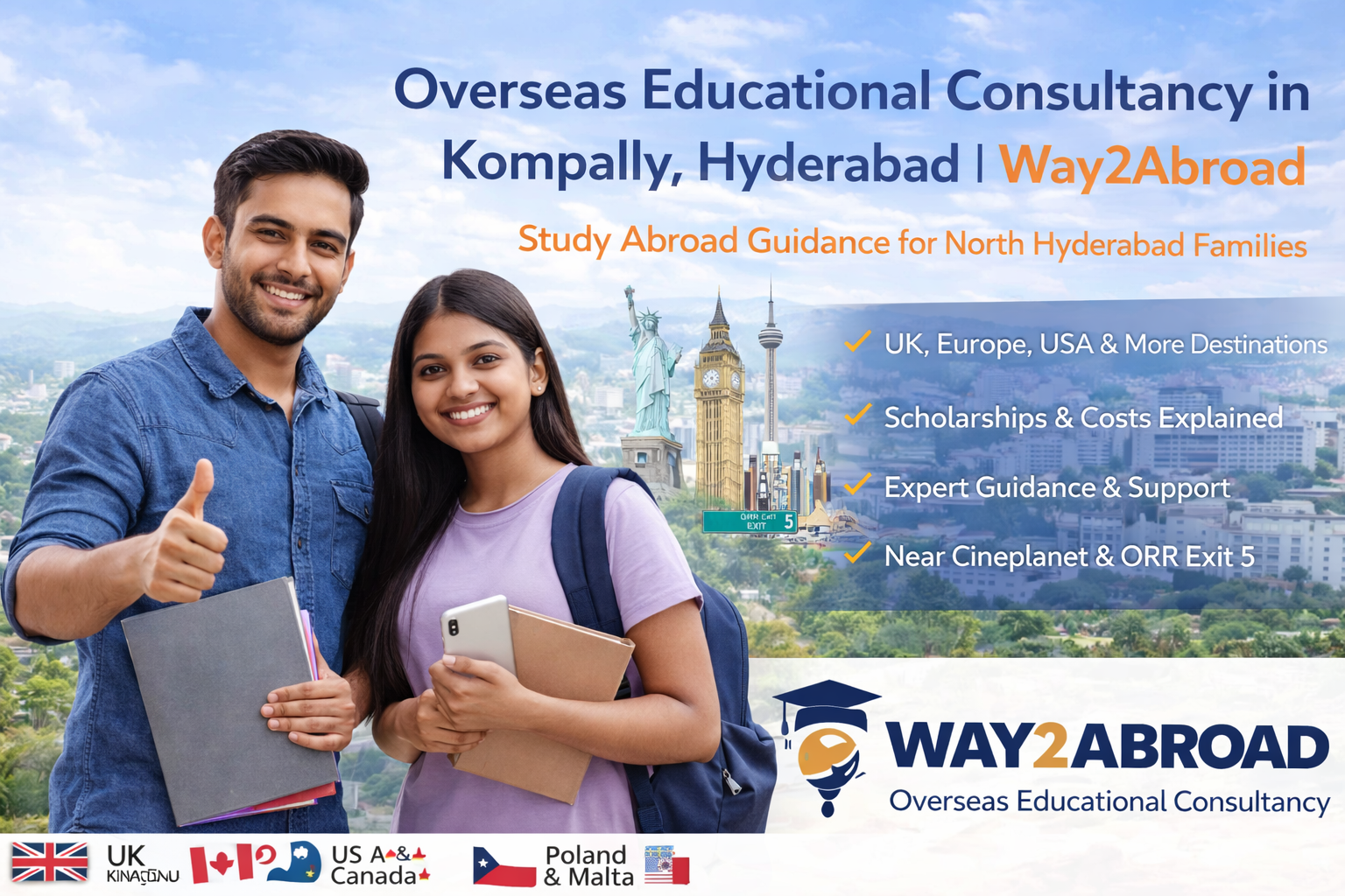 Overseas Educational Consultancy in Kompally