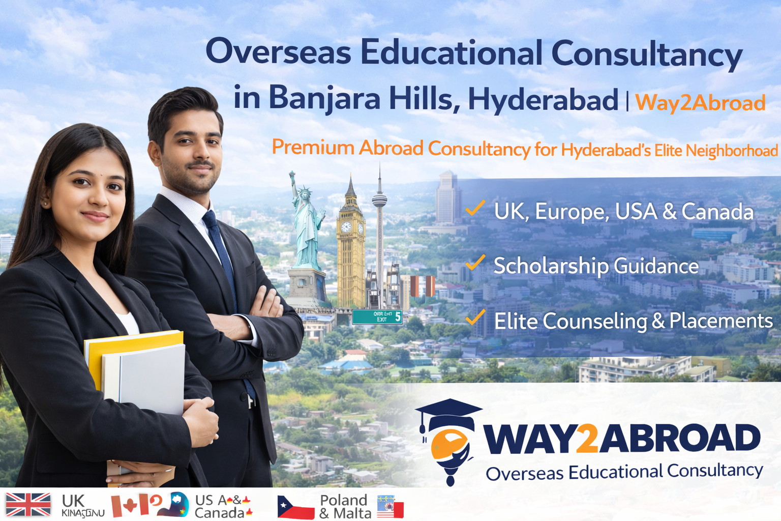 Overseas Educational Consultancy in Banjara Hills