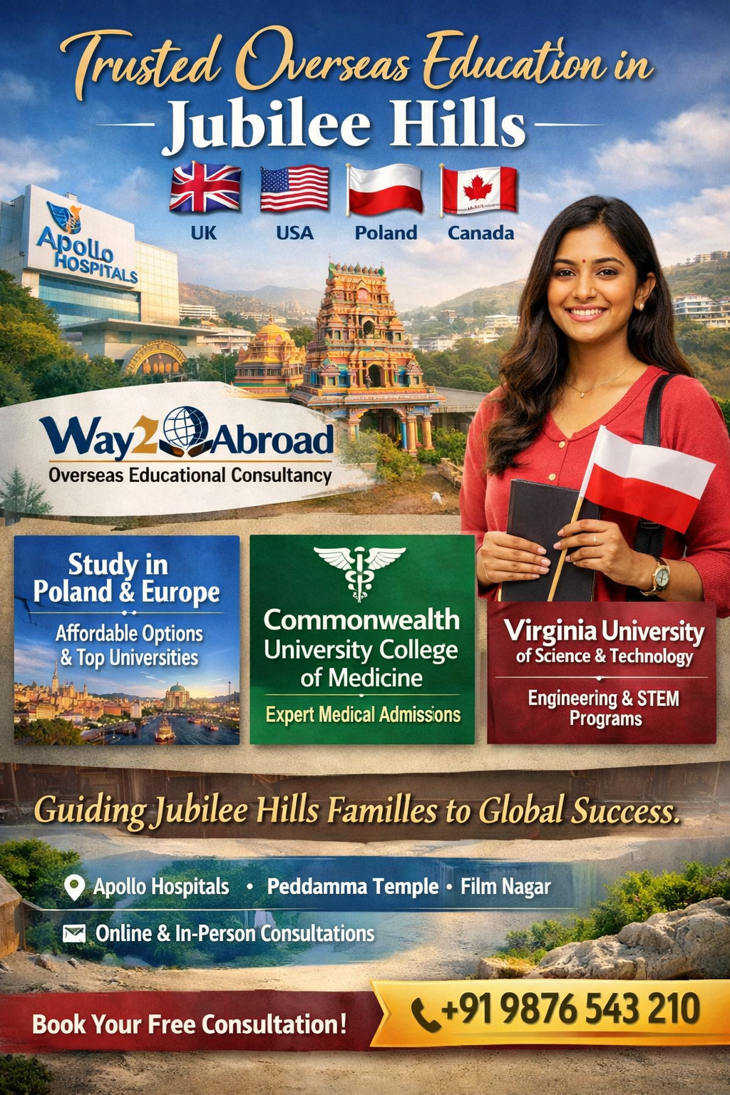 Overseas Educational Consultancy in Jubilee Hills