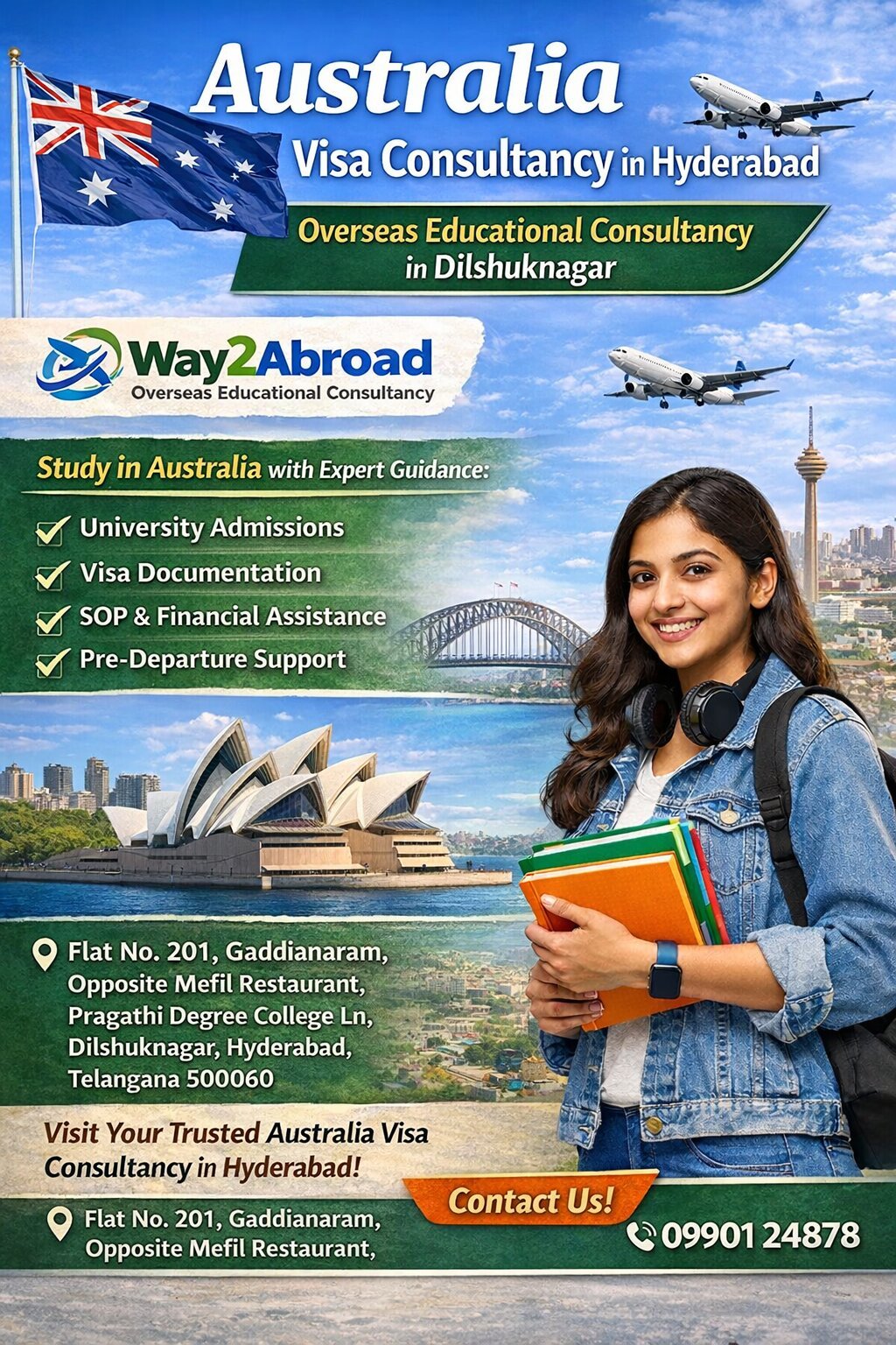Overseas Educational Consultancy in Dilshuknagar