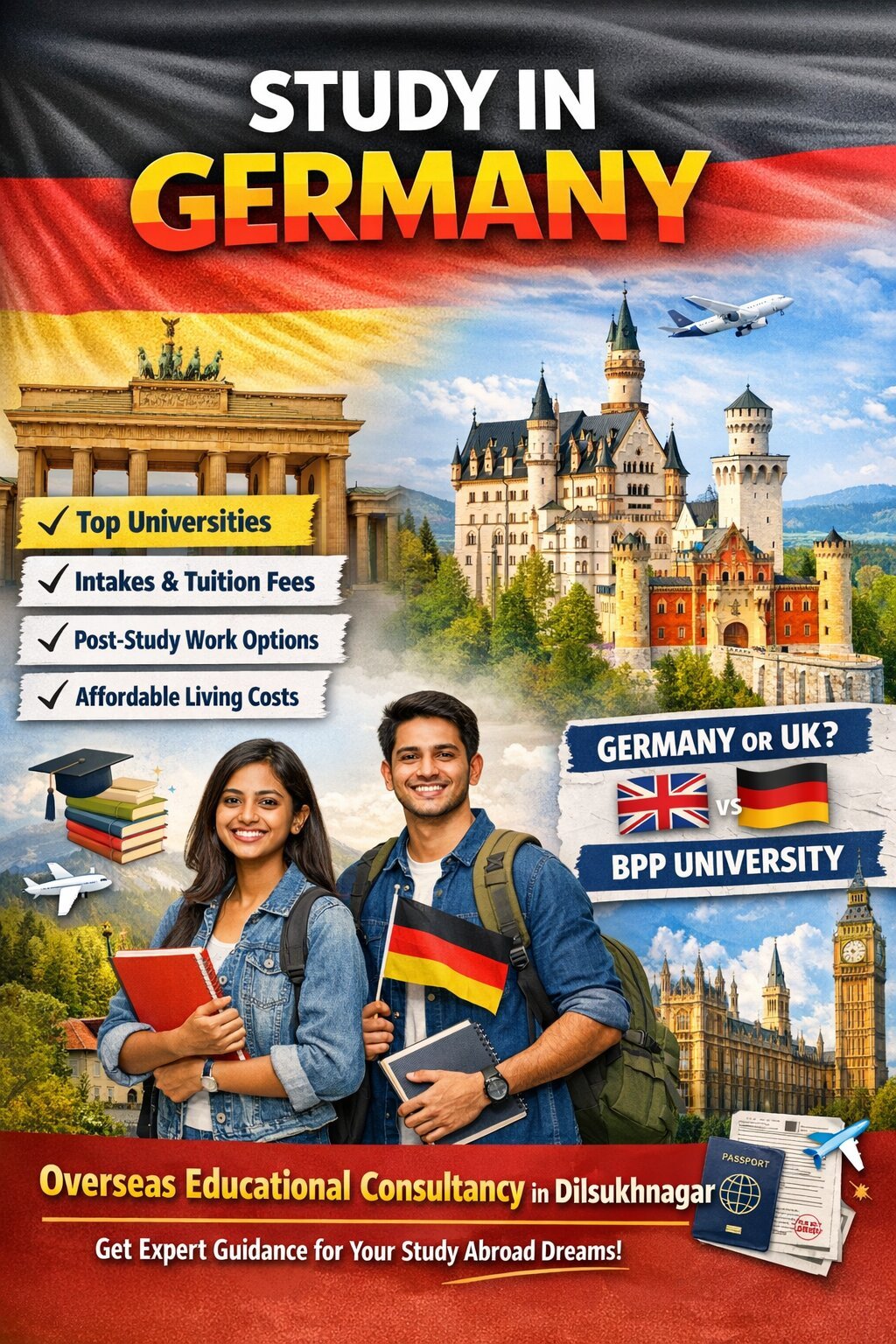 Study in Germany from Dilsukhnagar